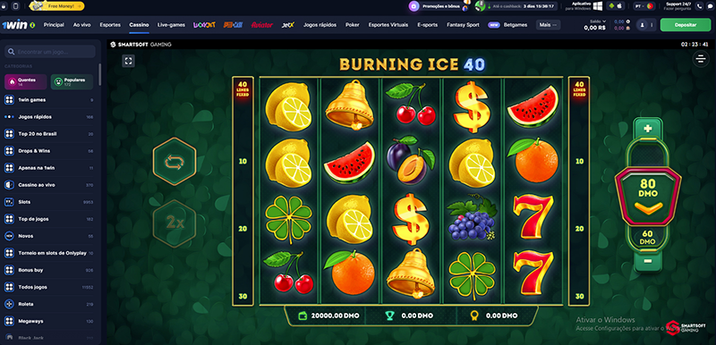 burning ice 40 smartsoft gaming