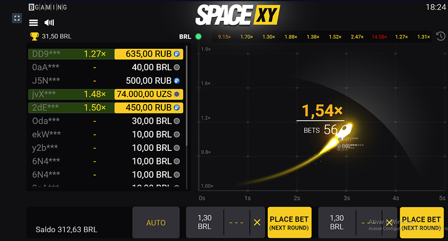 SpaceXY 1win